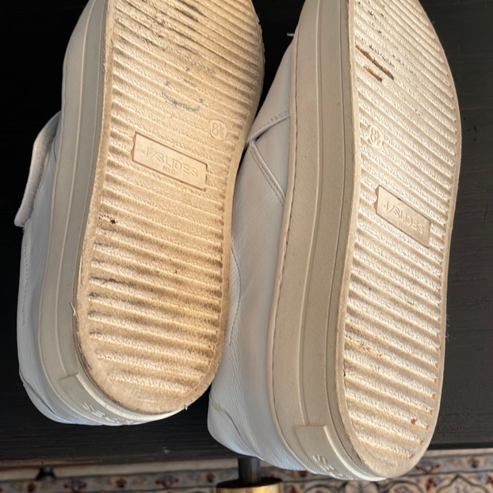 J/Slides White Platform Sneaker View 6